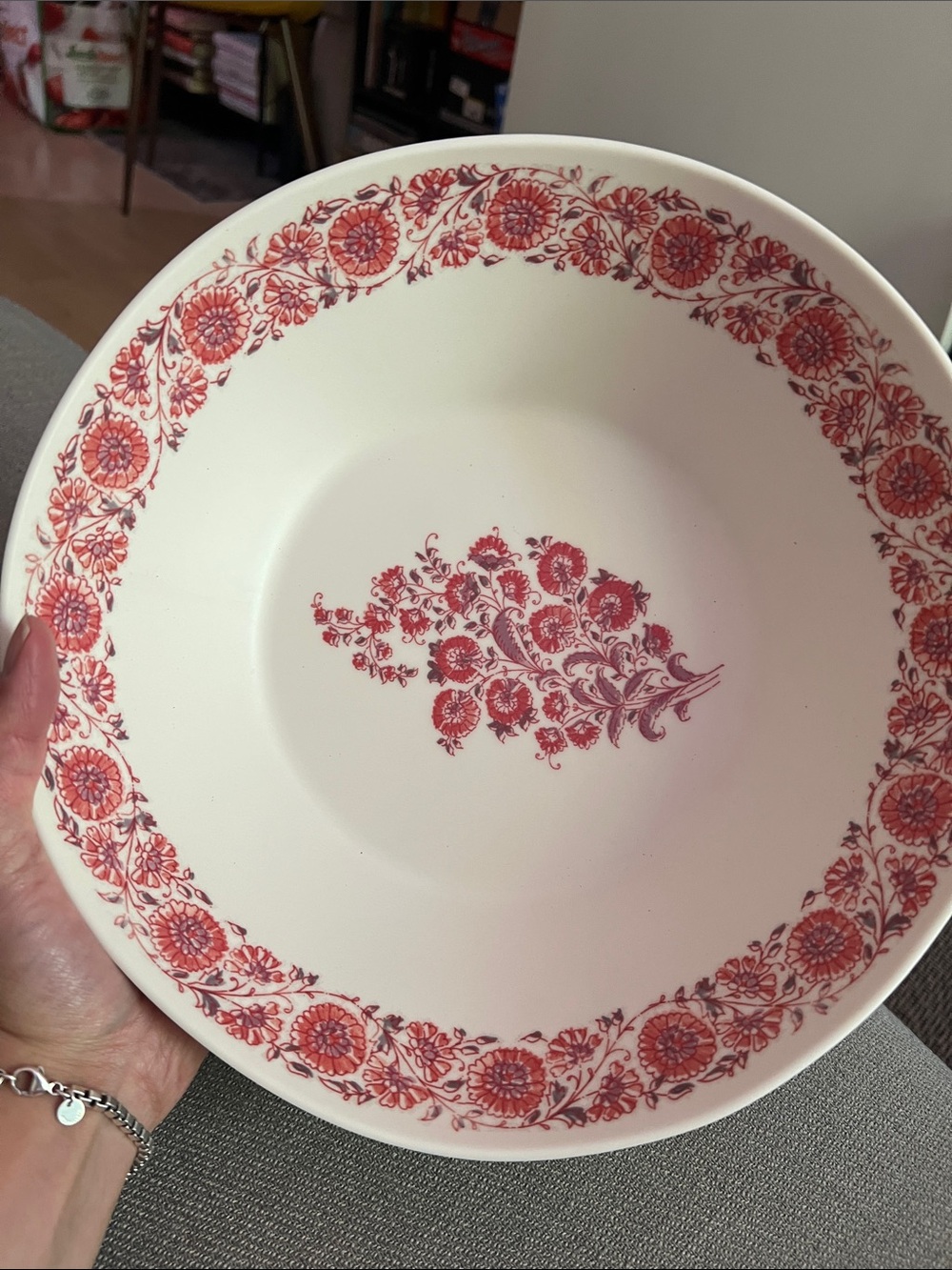 Jasmine Melamine Serving Bowl By Tag - Open to offers